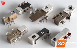 Kitchen island Skp Files